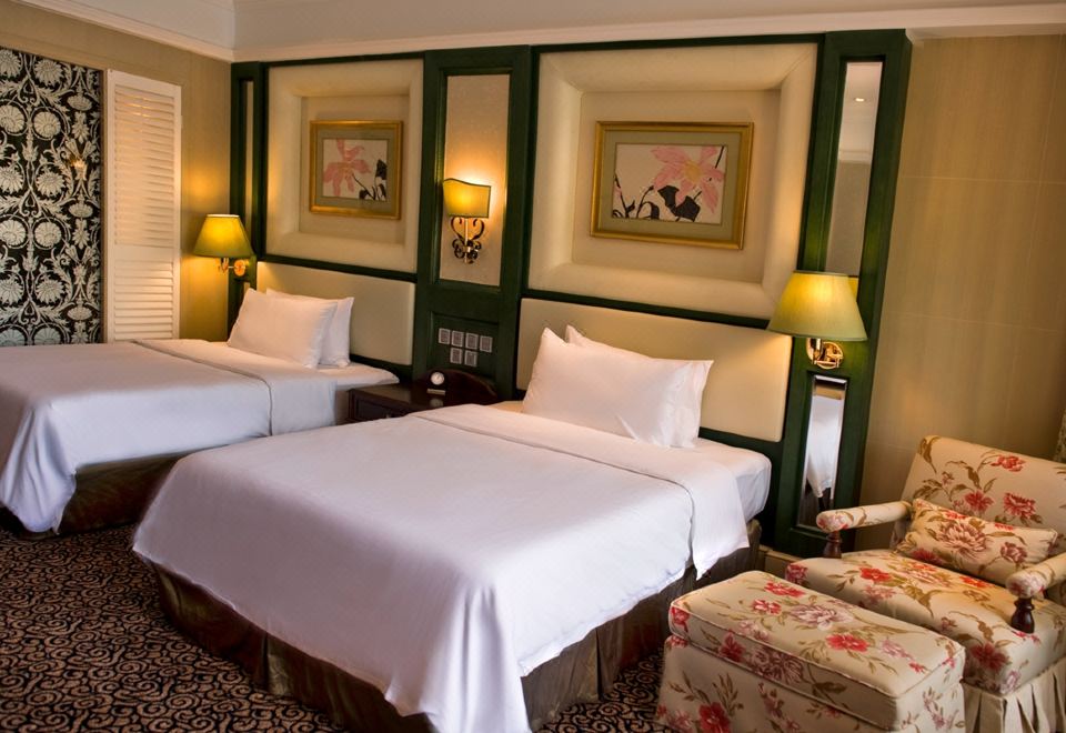 Seaview Resort XiamenDeluxe Garden View Twin-size Bed Room