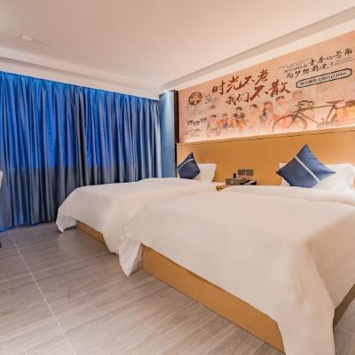 高級靜謐雙床房（自助洗衣房+舒適床品+行政書桌） 惠州朗悦酒店優惠