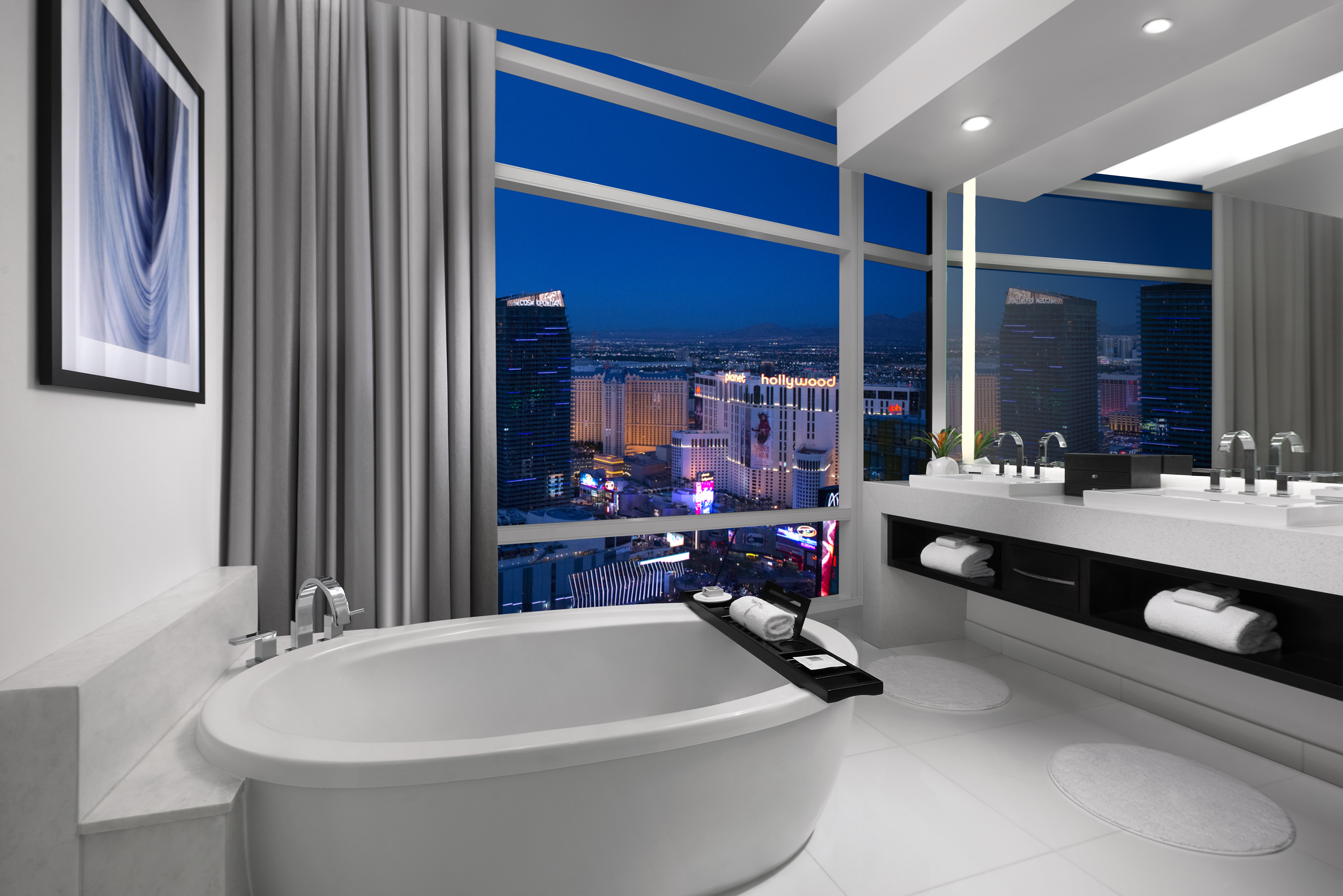 ARCH ABSTRACT 6: Aria Resort and Casino, Las Vegas Shower Curtain by Gray  Woods Studio