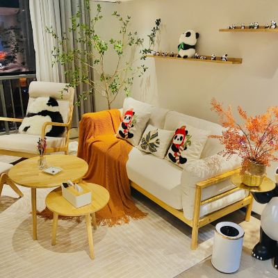 功夫熊貓高空雲景複式套房（極米4K+巨幕投影） GS高空設計師自助飯店（成都人民北路店）優惠