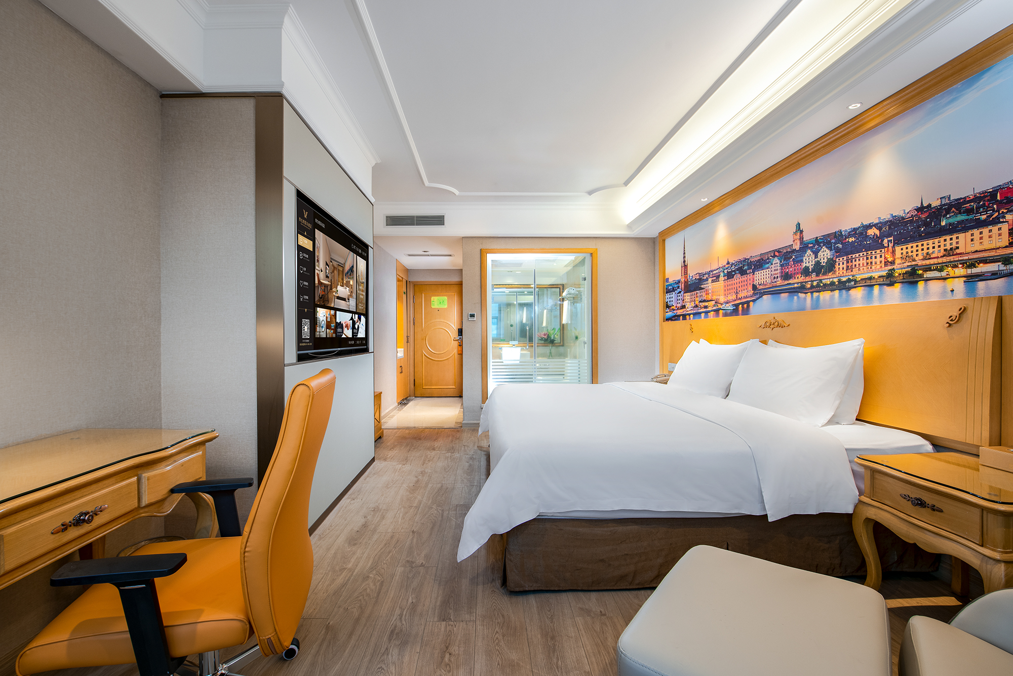 Vienna International Hotel (Shenzhen Futianqu Jingtian)Deluxe Queen Room