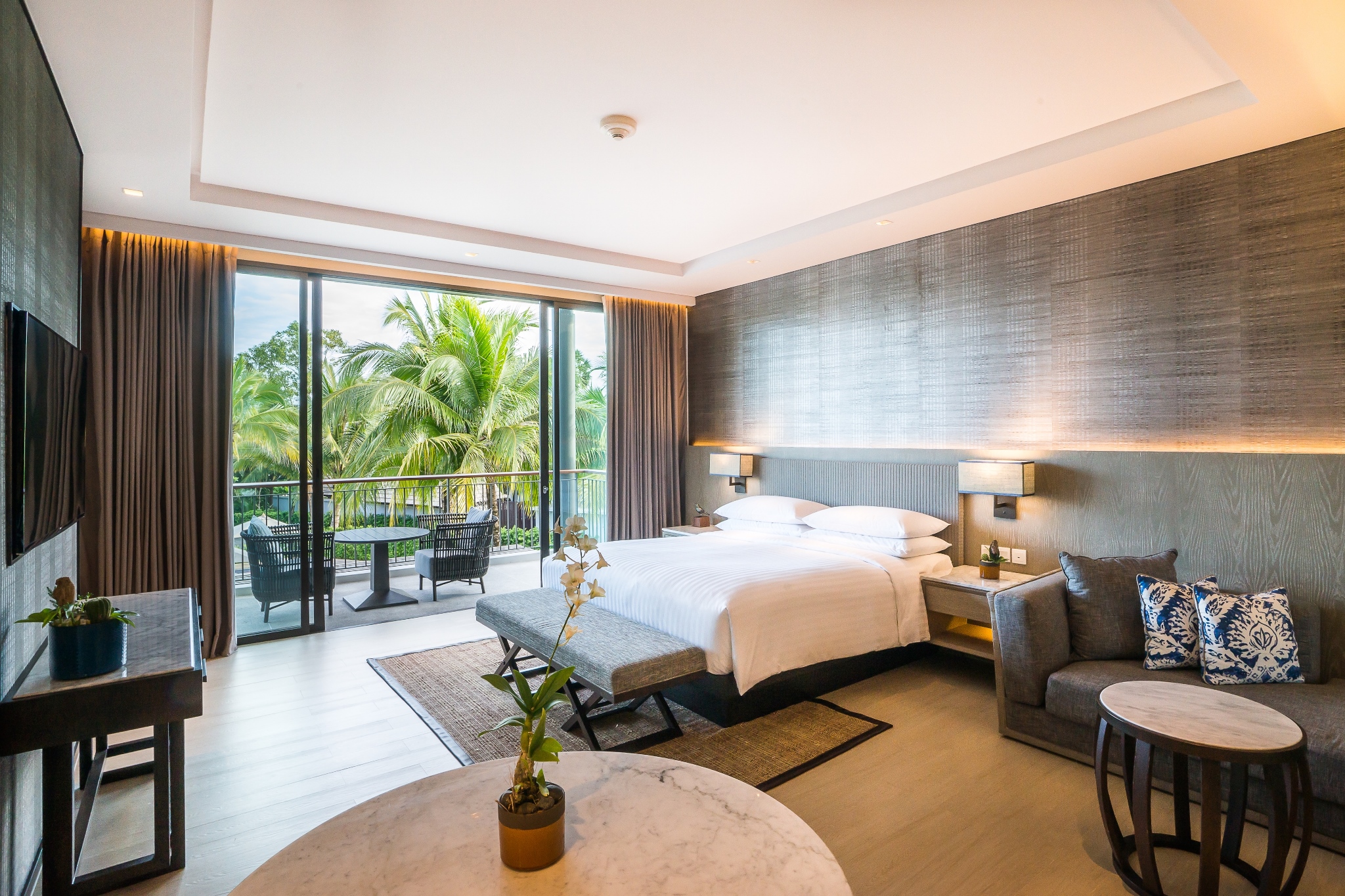 Phuket Marriott Resort and Spa, Nai Yang Beach 一卧套房- 帶1張特大號床和陽台