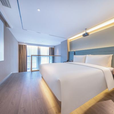 幾木家庭房（深睡枕+智能馬桶+冰箱+投影儀）|LOFT 天津濱江道恆隆廣場亞朵S飯店優惠