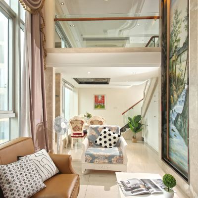 Loft複式·精選雙床套房（徠芬吹風機+落地窗） 巴頓國際公寓（廣州北京路金潤鉑宮店）優惠