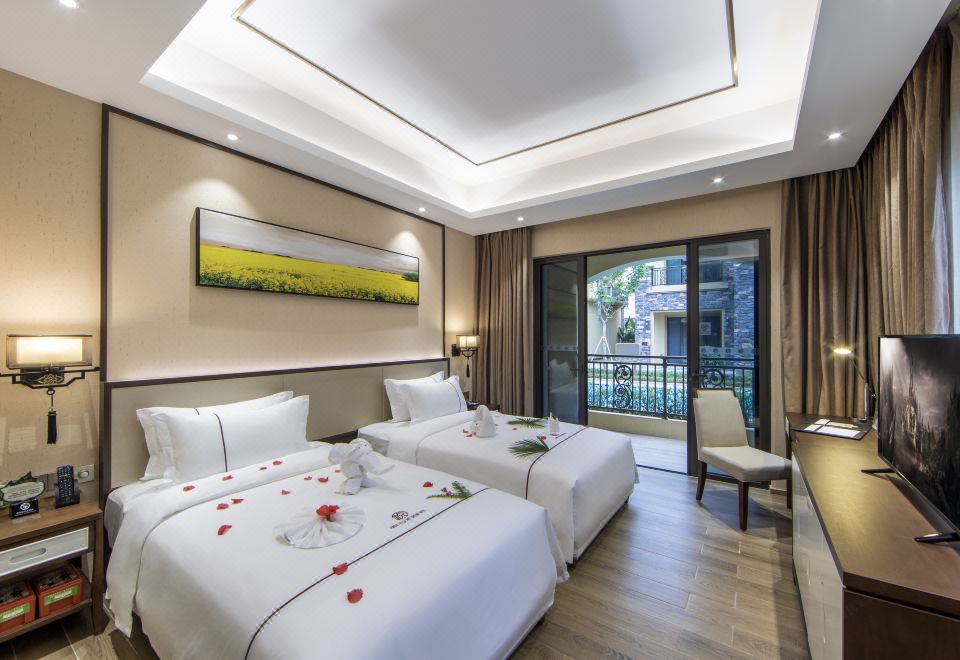 Yuetianxia Hot Spring HotelHot Spring Villa Twin Room