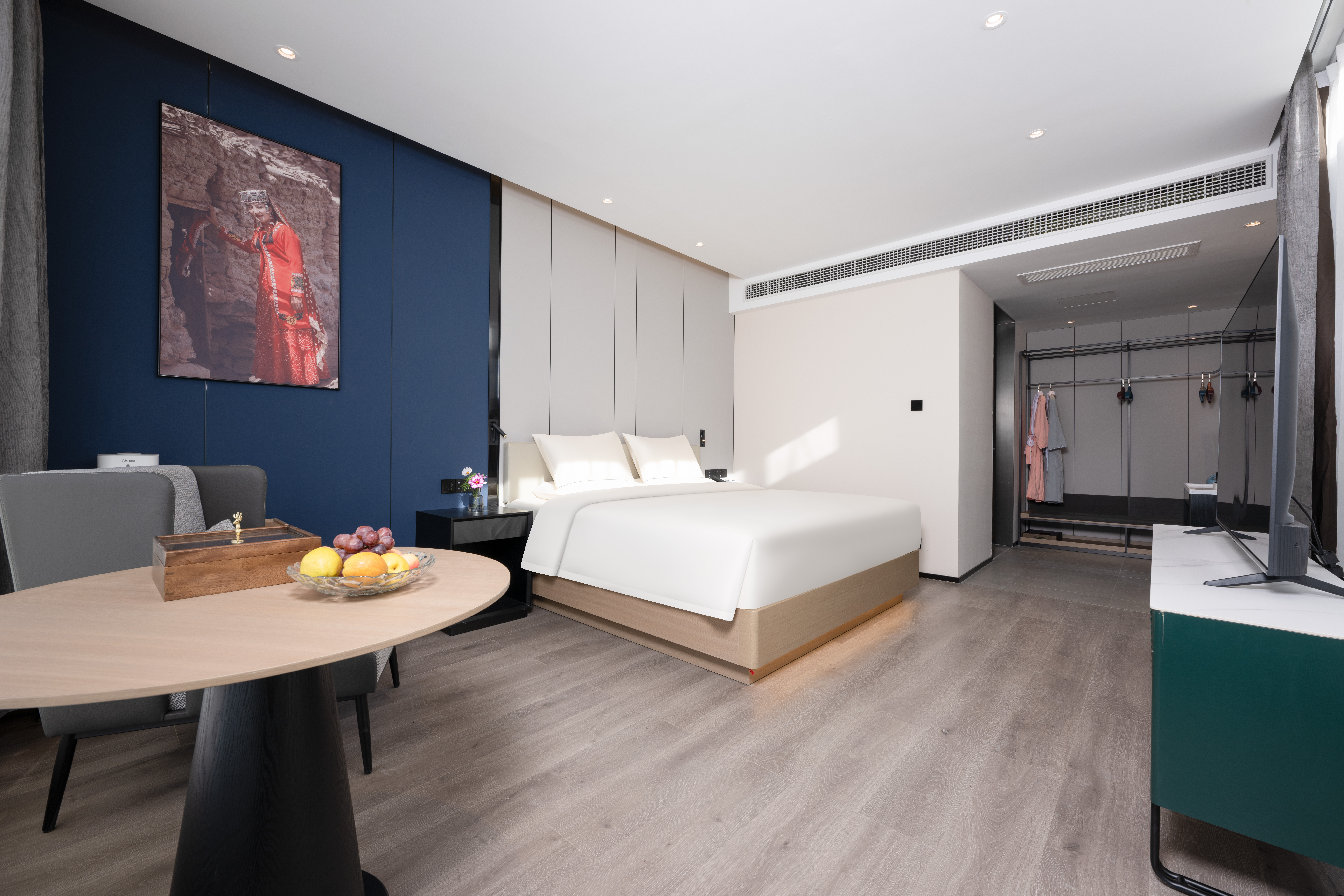 雪上庭院大床房