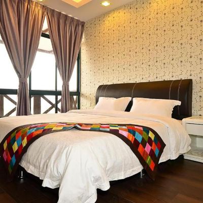 Bilik Superior Satu Bilik Tidur dengan Pemandangan Bandar Kupon Jetty Suites Apartments