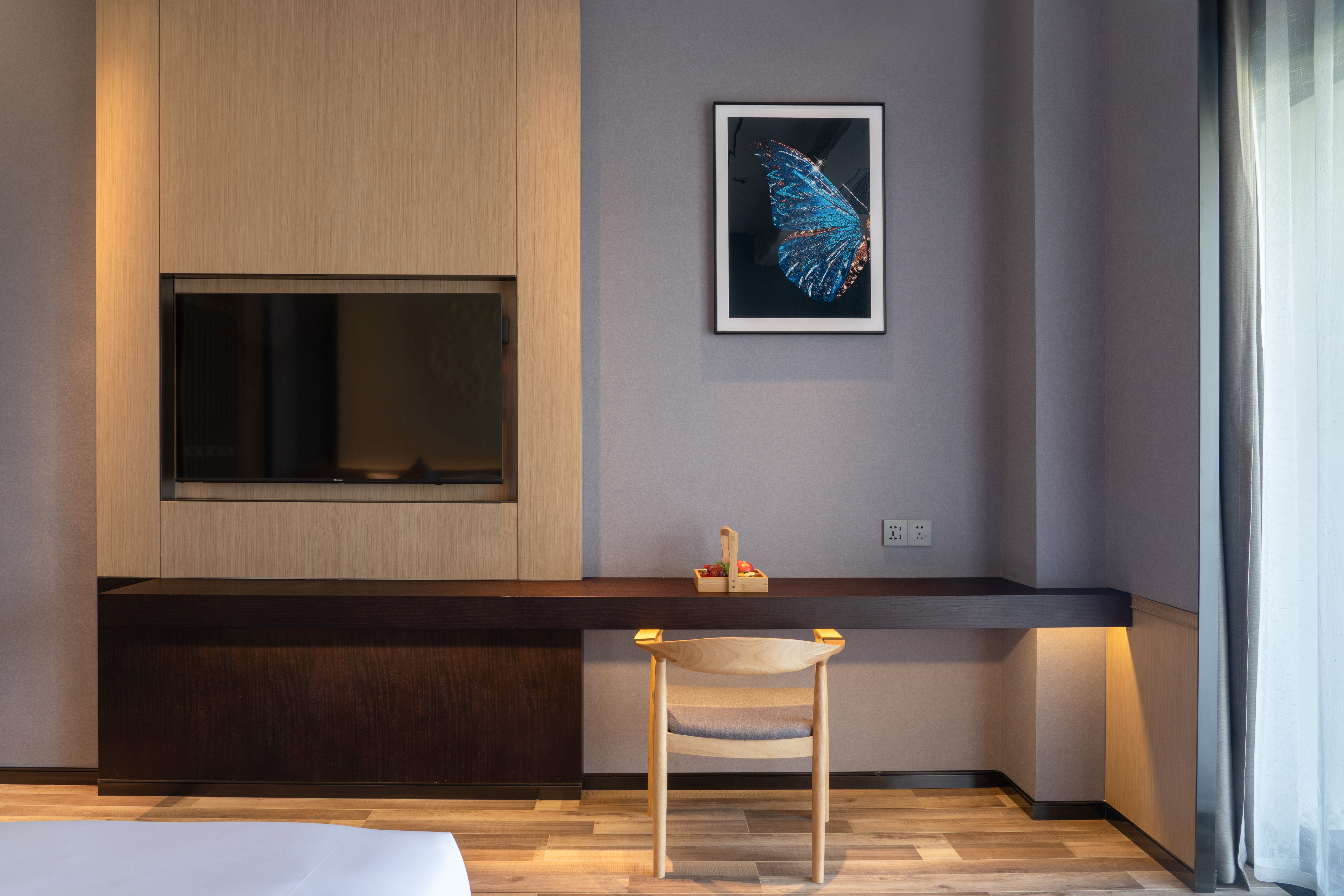 观岚?全景阳台大床房『观景阳台+舒睡床垫+休闲沙发』