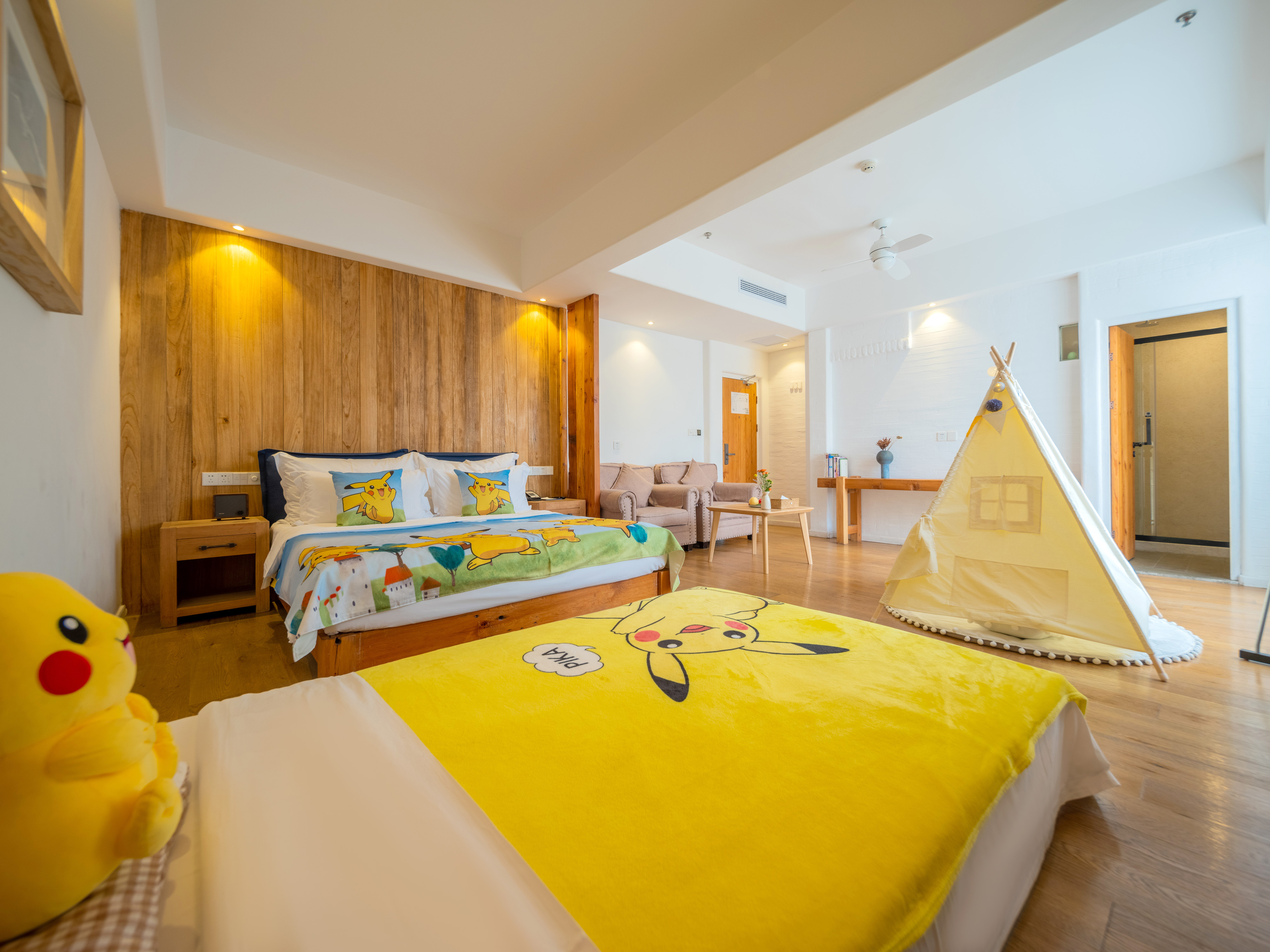 童梦雅舍?Family萌趣亲子房【童趣帐篷+vip电影】