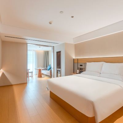 露台大床房（智能衛浴+新風系統+負離子吹風+可投屏） 侶行家君御飯店（汕頭澄海文冠路店）優惠