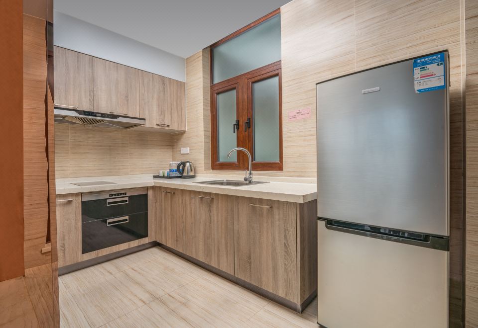 Yage Two-Bedroom One-Living Room Suite