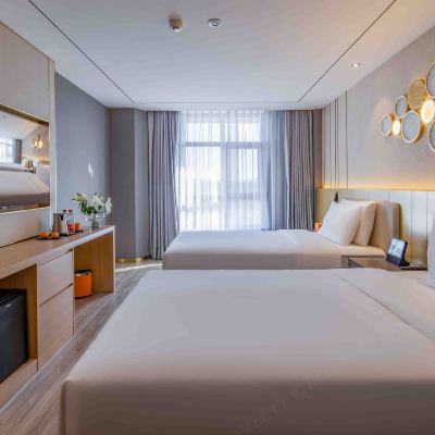 月若流金雙床房 桔子飯店（長白山二道白河店）優惠