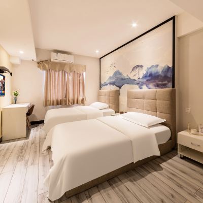 陽光雙床房（陽光滿屋） inhouse公寓（廣州崗頂地鐵站店）優惠