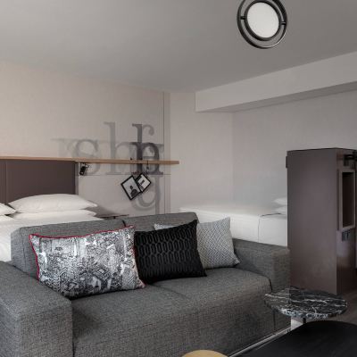 家庭房，1張特大床或2張單人床，備選：梳化床 法蘭克福機場萬豪飯店優惠