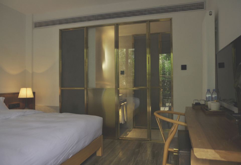 春早·淙琤·院景大床房|全屋暖气·智能家居