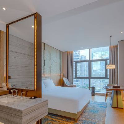 江景行政大床房（一線江景+一覽星河） 衡陽蒸湘華美達酒店優惠