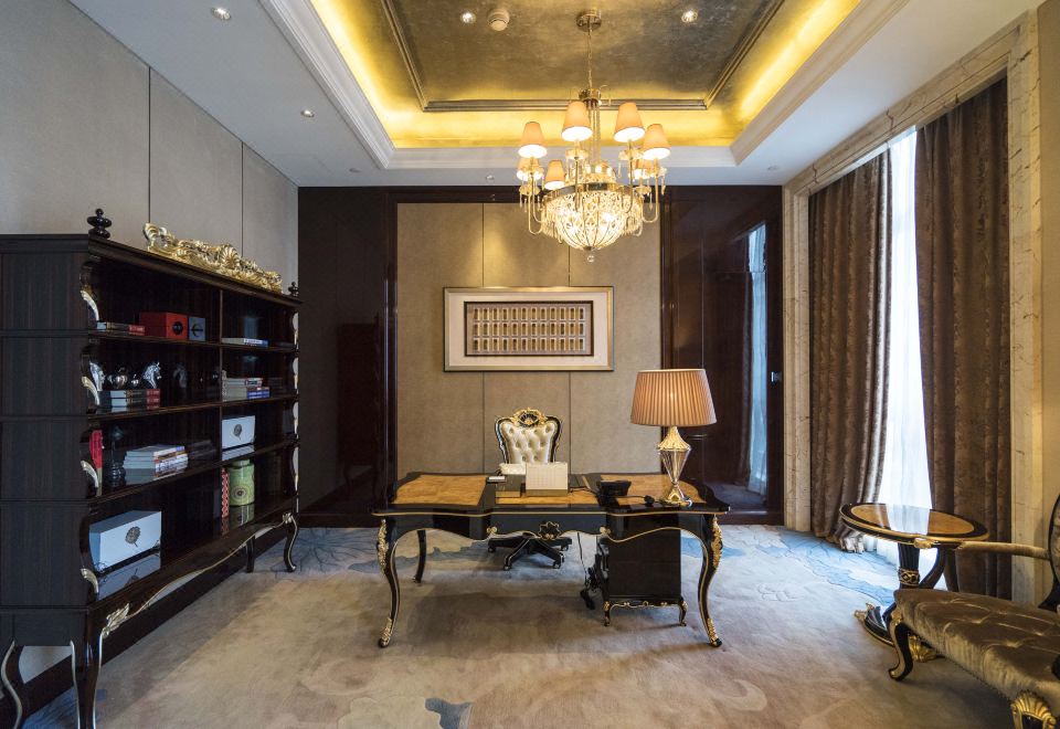 總統套房（繁華街景+加濕凈化一體機+斯林百蘭床墊）