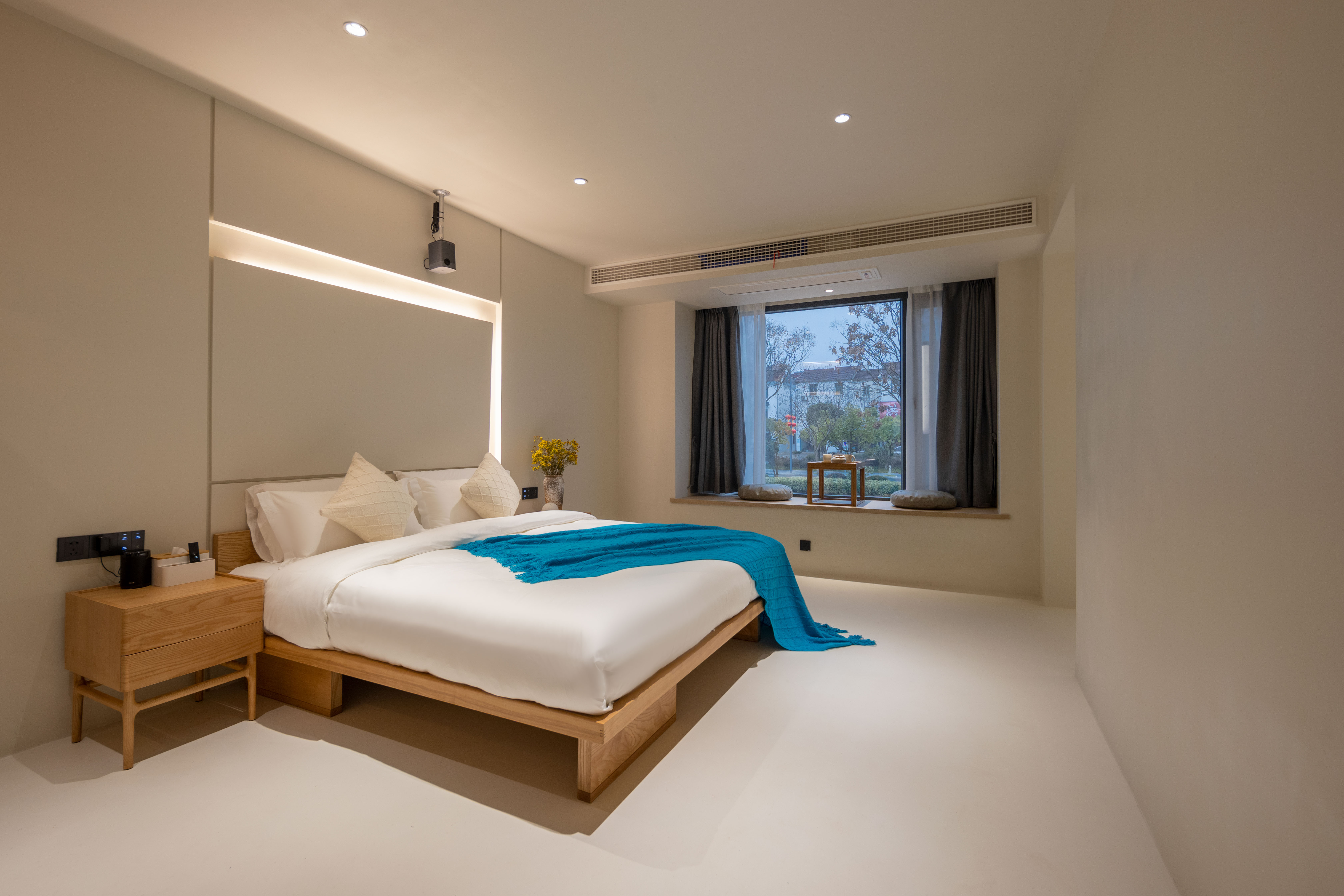 云舒·景观双卧亲子房+巨幕投影+品茶坐榻+全屋智能客控