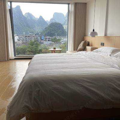 普通江景大床間 陽朔水雲間田園酒店（興坪20元人民幣觀景台店）優惠