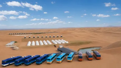 Beijisha · Tengger Desert Scenic Homestay Hotel di 