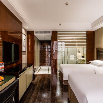 豪華雙床房 麥新格國際飯店（上海國際旅遊度假區店周浦地鐵站店）優惠