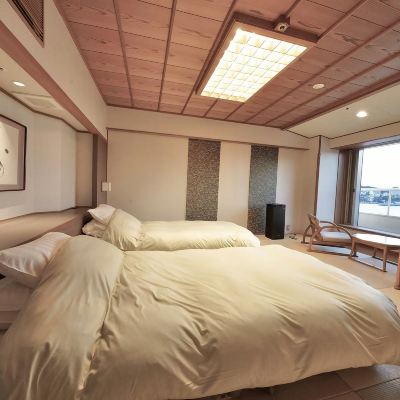 葵館海景日式雙床房