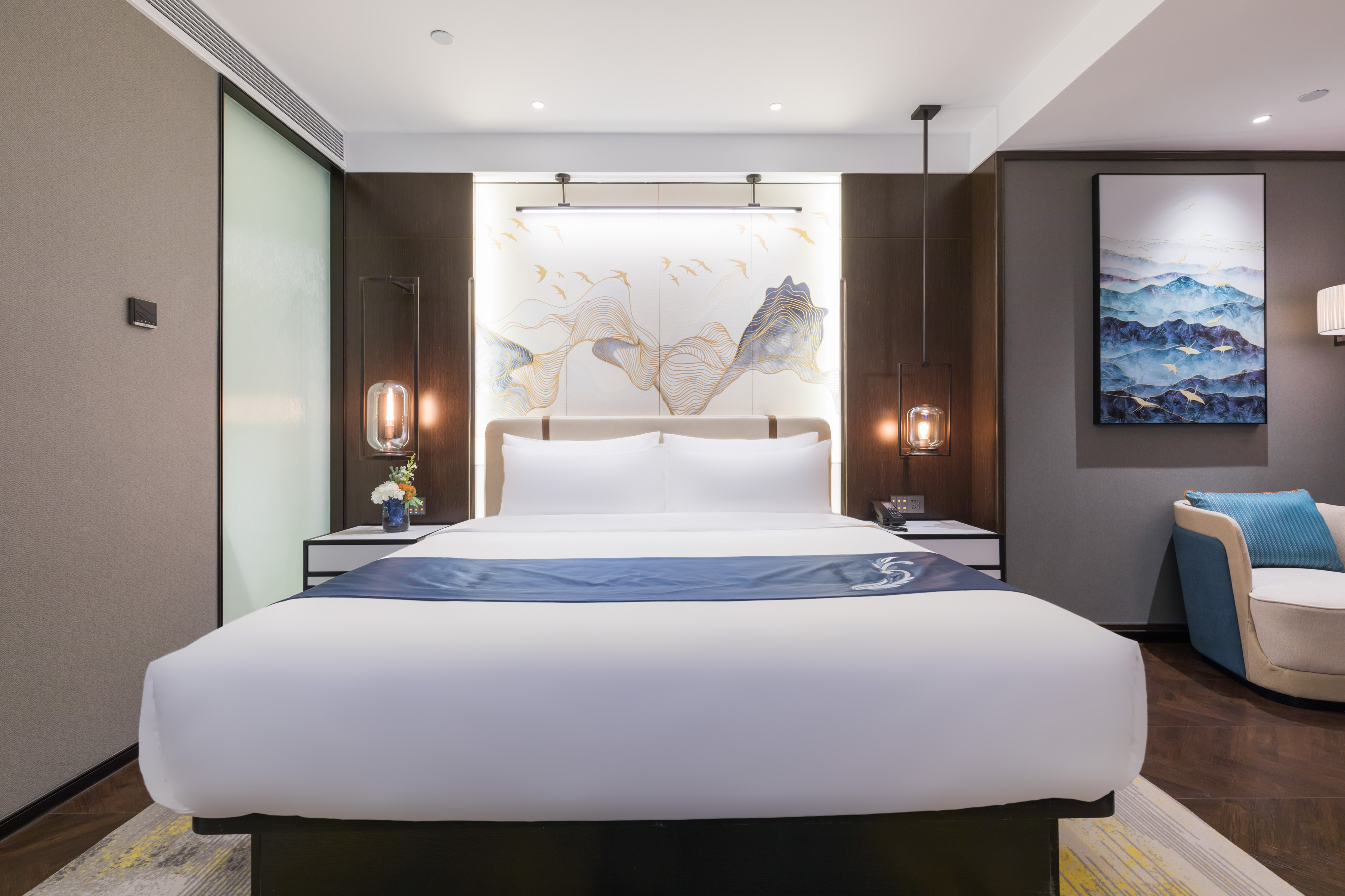 萃韵尊享大床房（全屋智能小度+乾湿分离+冰箱+电视投屏+柔软浴袍）