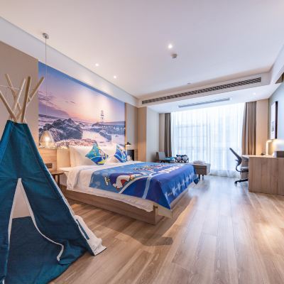 幾木親子套房（裸棉床品+小童玩具帳篷+深睡記憶枕） 珠海香洲奧園廣場亞朵酒店優惠