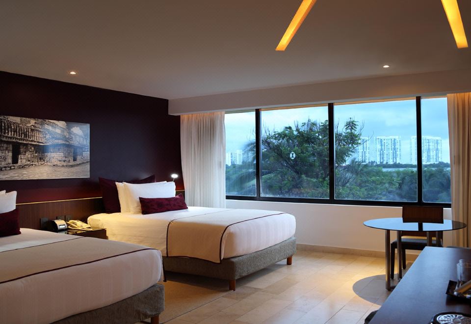 園景經典兩張大床房（帶沙發床）