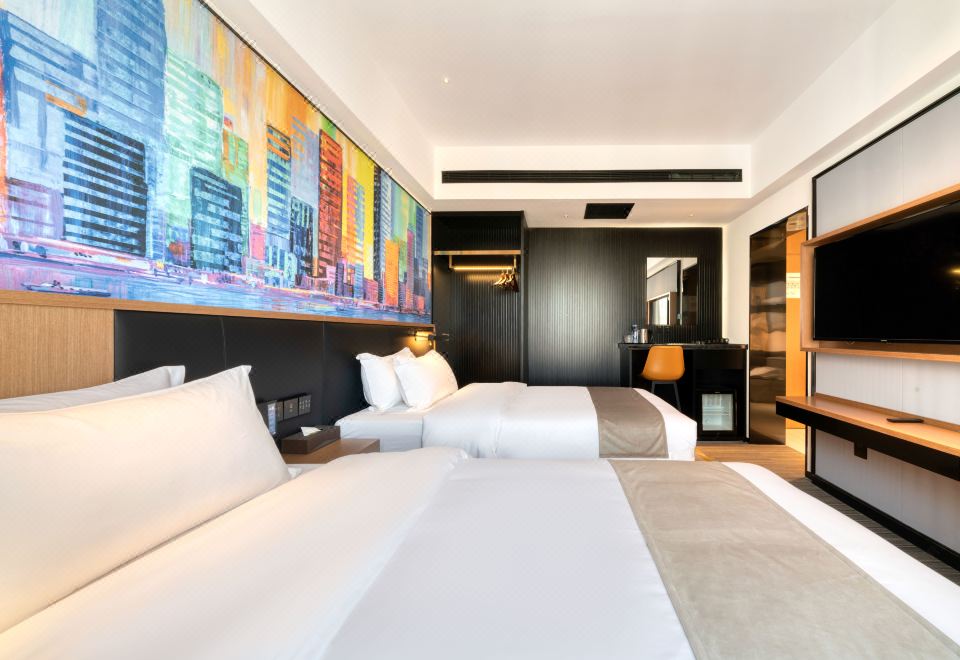 商旅雙床房（零壓床墊+洗護智能馬桶+手機投屏）