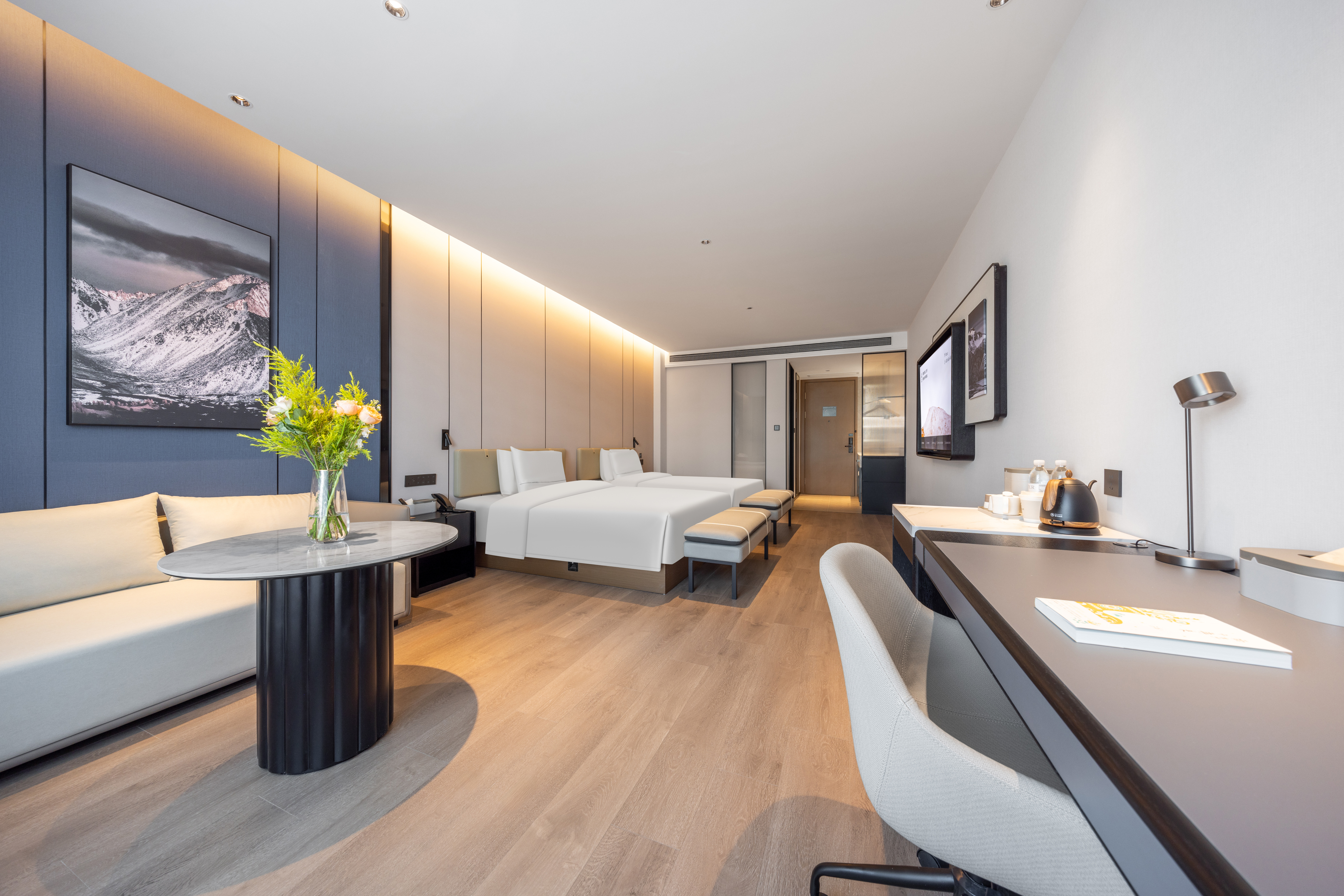 高级双床房（电视投屏+小冰箱+语音客控）