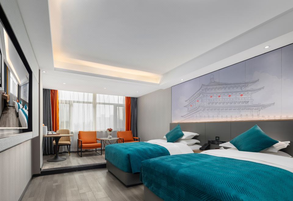 智享·奢華雙床房—智能客控