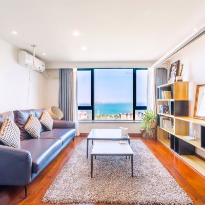 海景複式loft大床房（洗衣機＋冰箱+床上看日出+百寸幕布高清影音） 廈門沫汐公寓（彩虹沙灘店）優惠