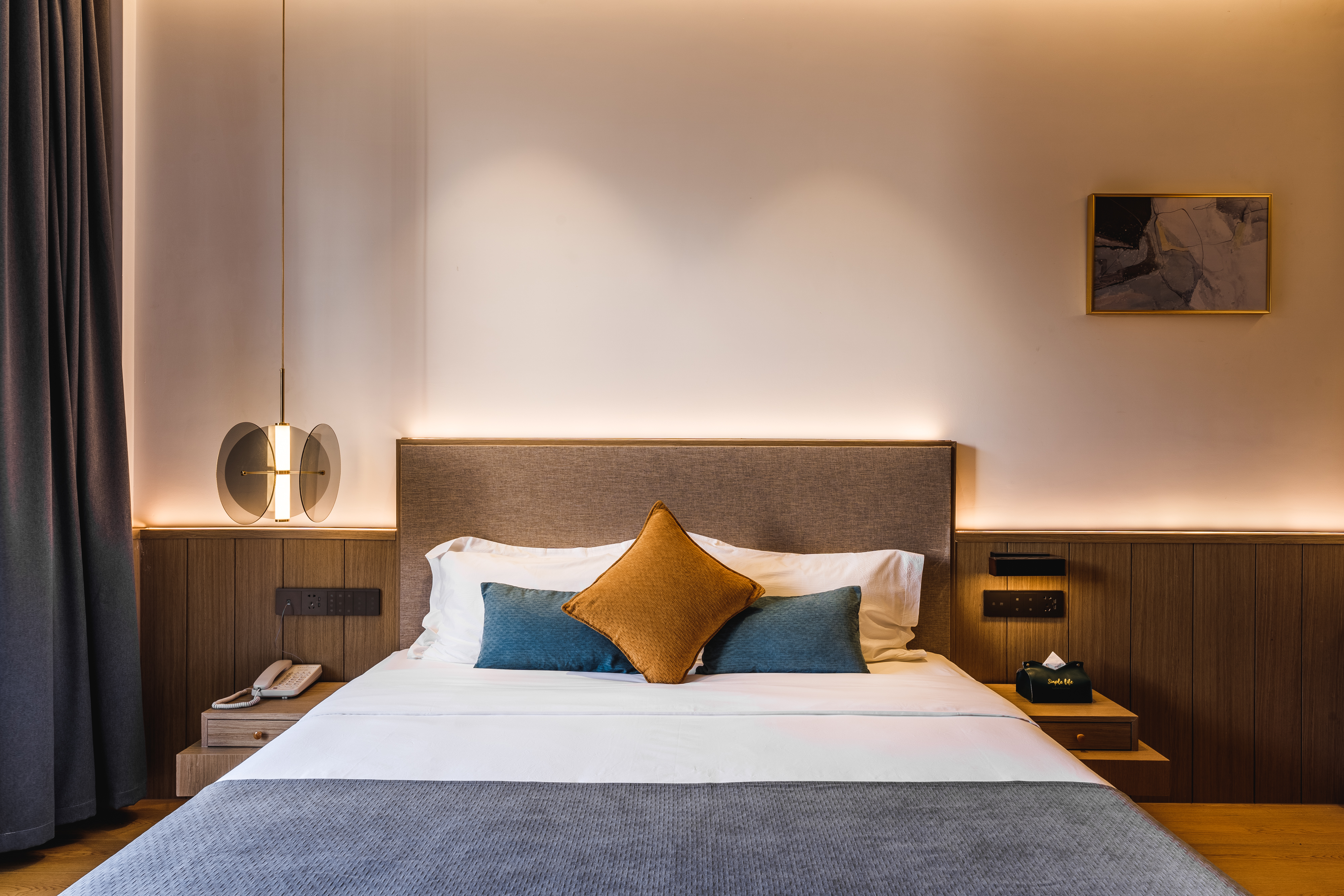 池景阳台大床房