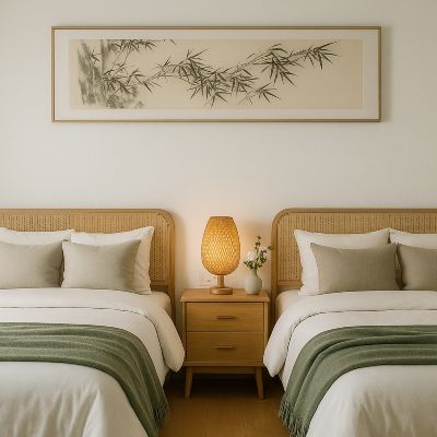 竹林聽風·舒心雙床房丨獨攬古樹雅境丨邂逅詩意氧吧 鼓浪嶼花之聲·花園美墅優惠