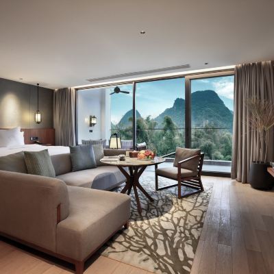 一品山河特大床房 陽朔潼鄉度假酒店優惠