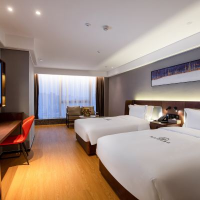 智能豪華雙床房 清沐鉑金飯店（南京新街口地鐵站友誼廣場店）優惠