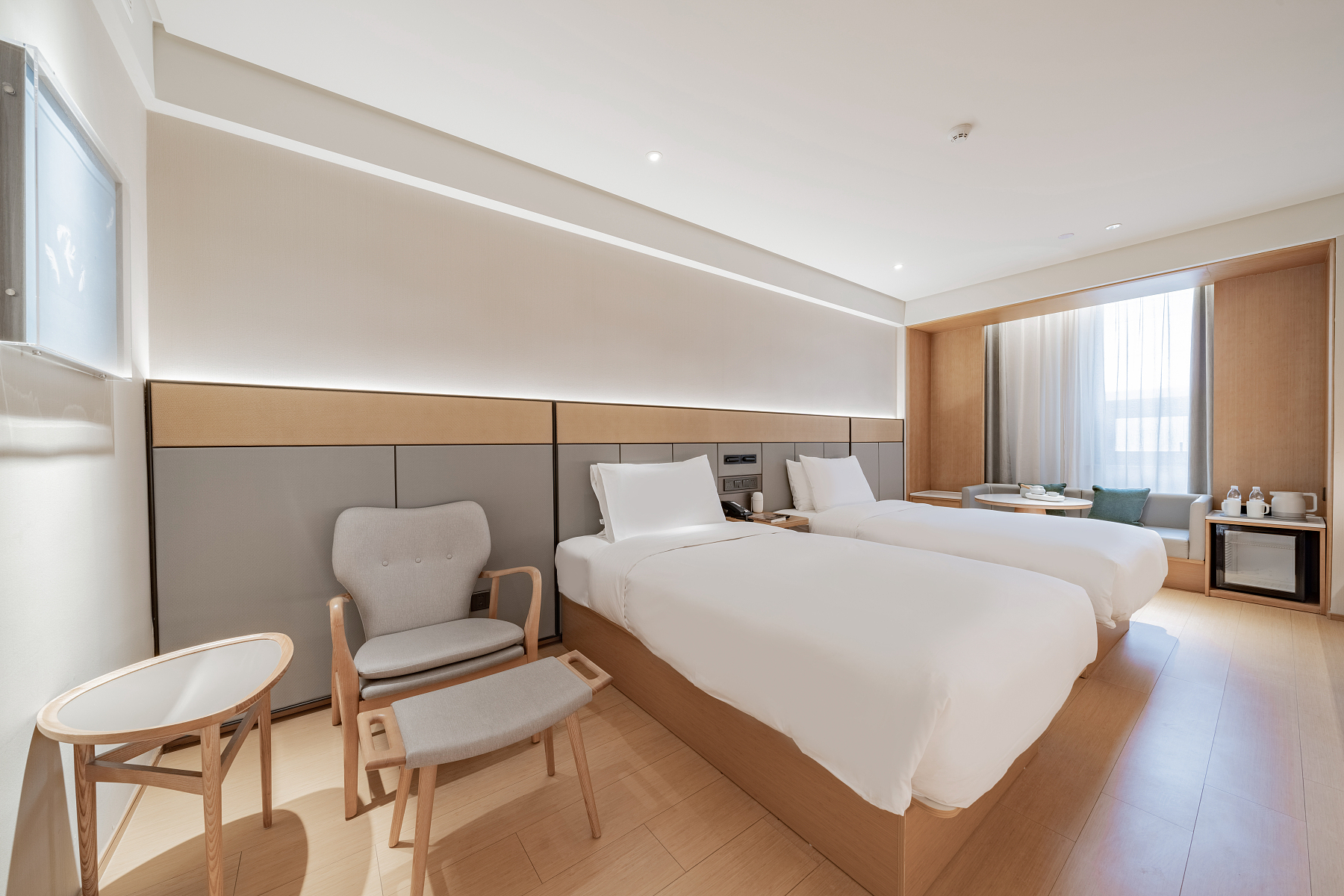 双床房（可投屏65寸电视+金可儿床垫+智能马桶）