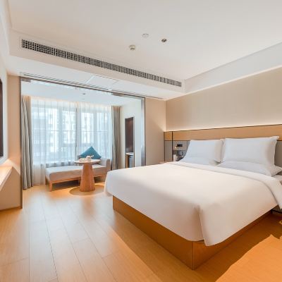 高級大床房（智能衛浴+零壓床品+躺臥沙發） 侶行家君御飯店（汕頭澄海文冠路店）優惠