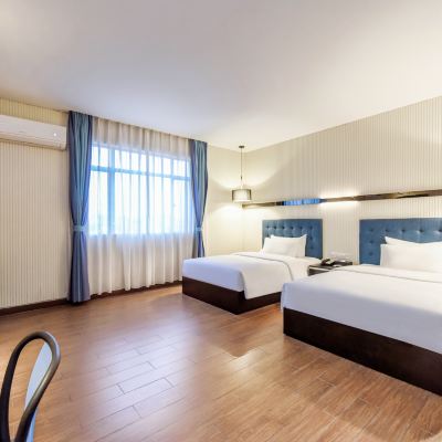 靜享影視雙床房「高清投影+靜音床墊＋全棉親膚抗菌面料床品」 金碧悅飯店（廣州番禺長隆店）優惠