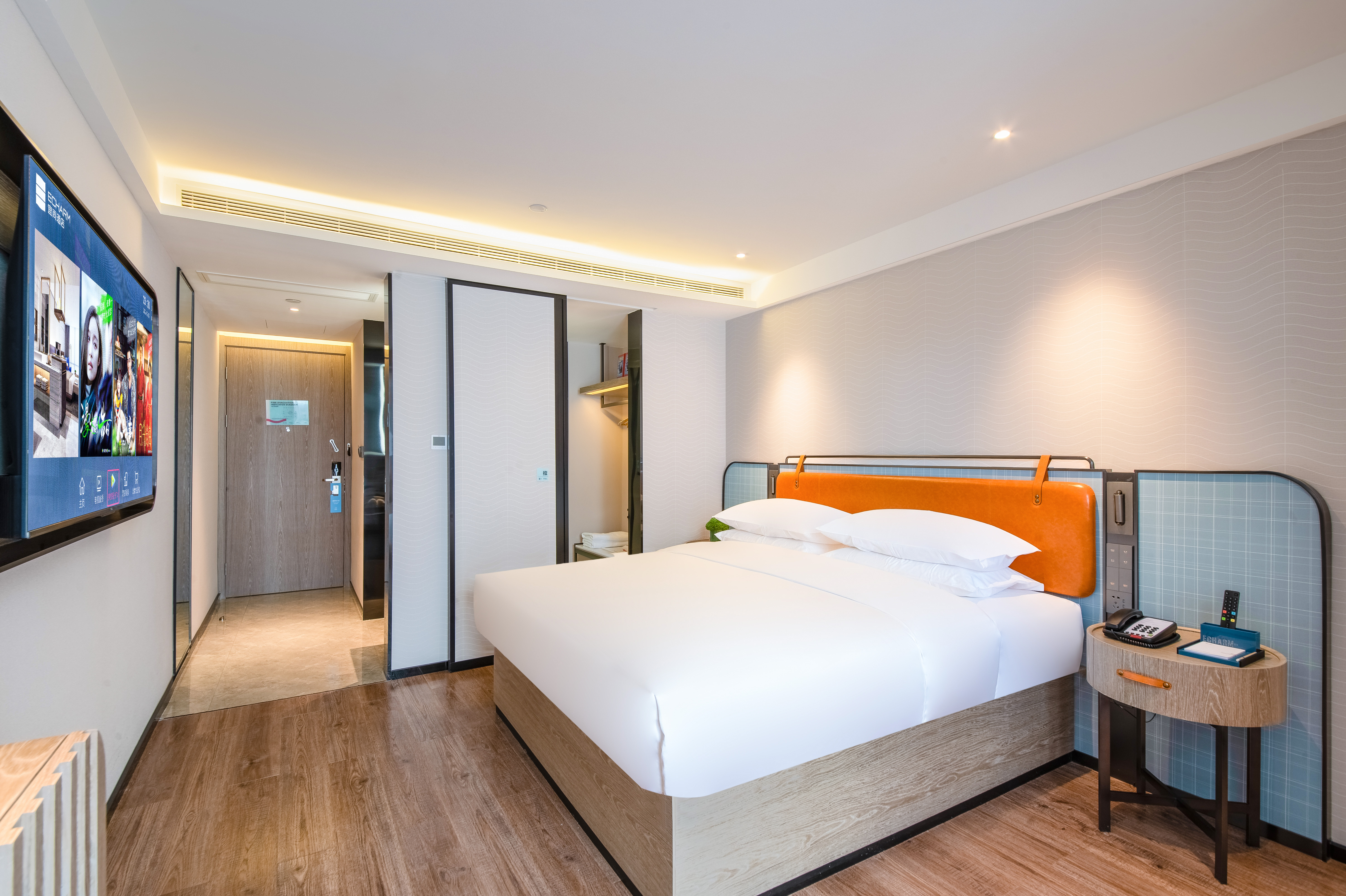 标准大床房（北欧轻奢风+落地窗+舒适床品+乾湿三分离）