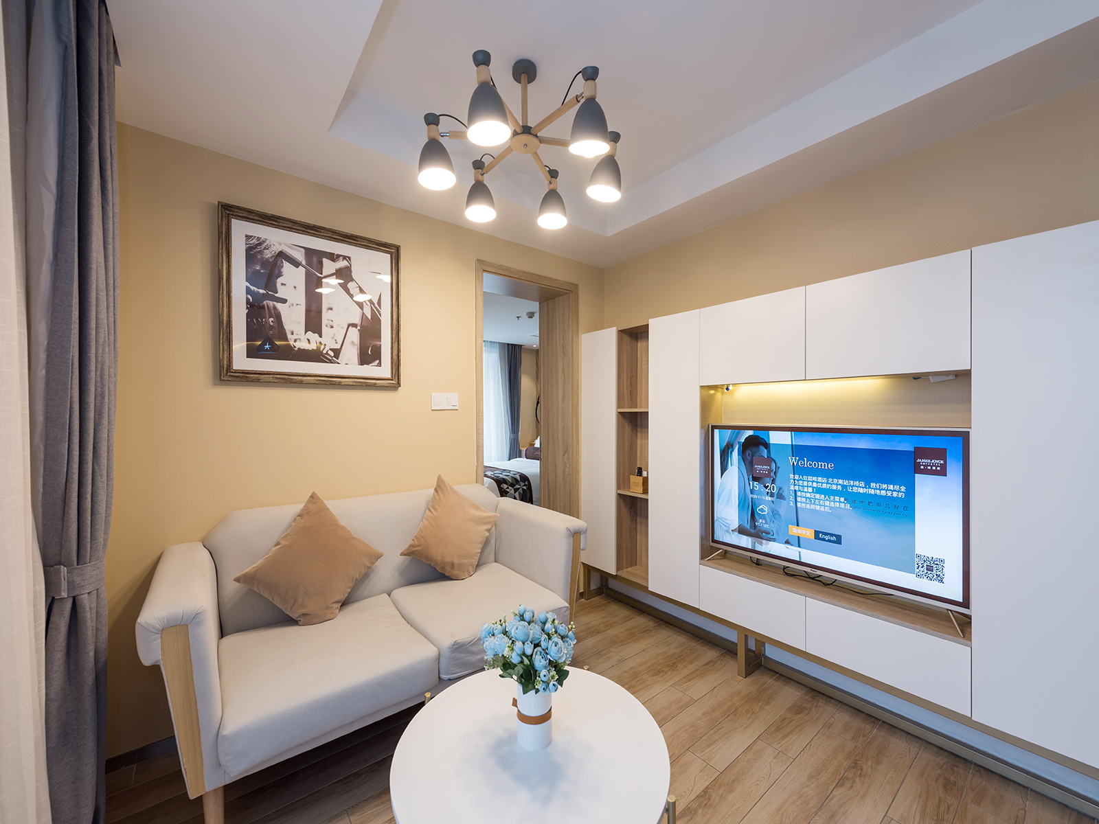 啡凡景观套房（双阳台+冰箱+洗衣机+Coffee）