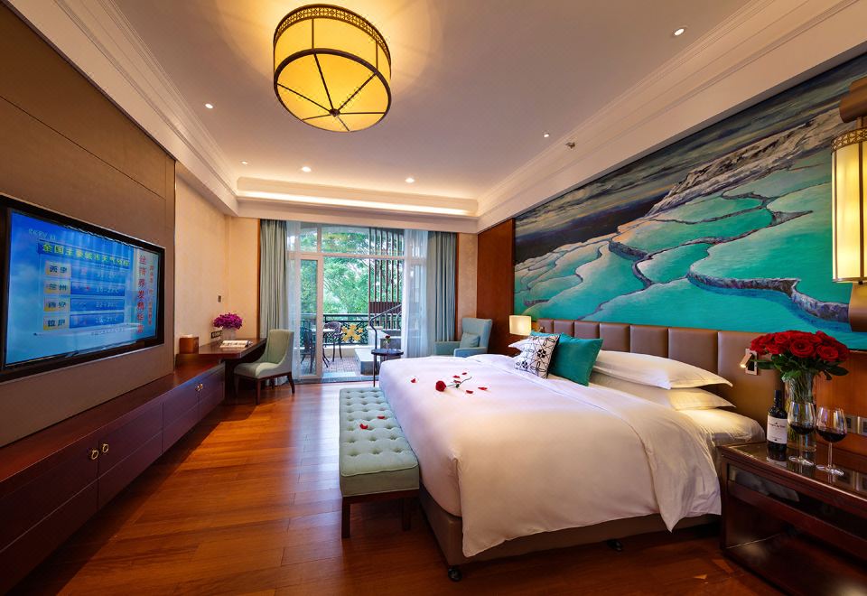 豪華温泉雙卧套房丨獨立泡池丨艾草+生薑葯浴包