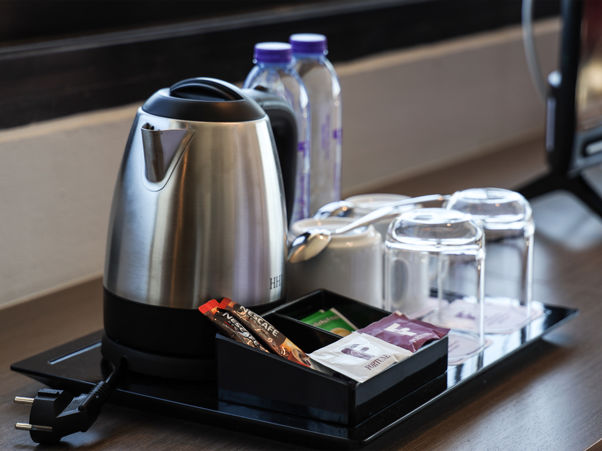 全景河景双床房