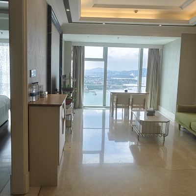 地標·高層海景兩室一廳套房 廈門世茂雙子塔地標海景飯店公寓優惠