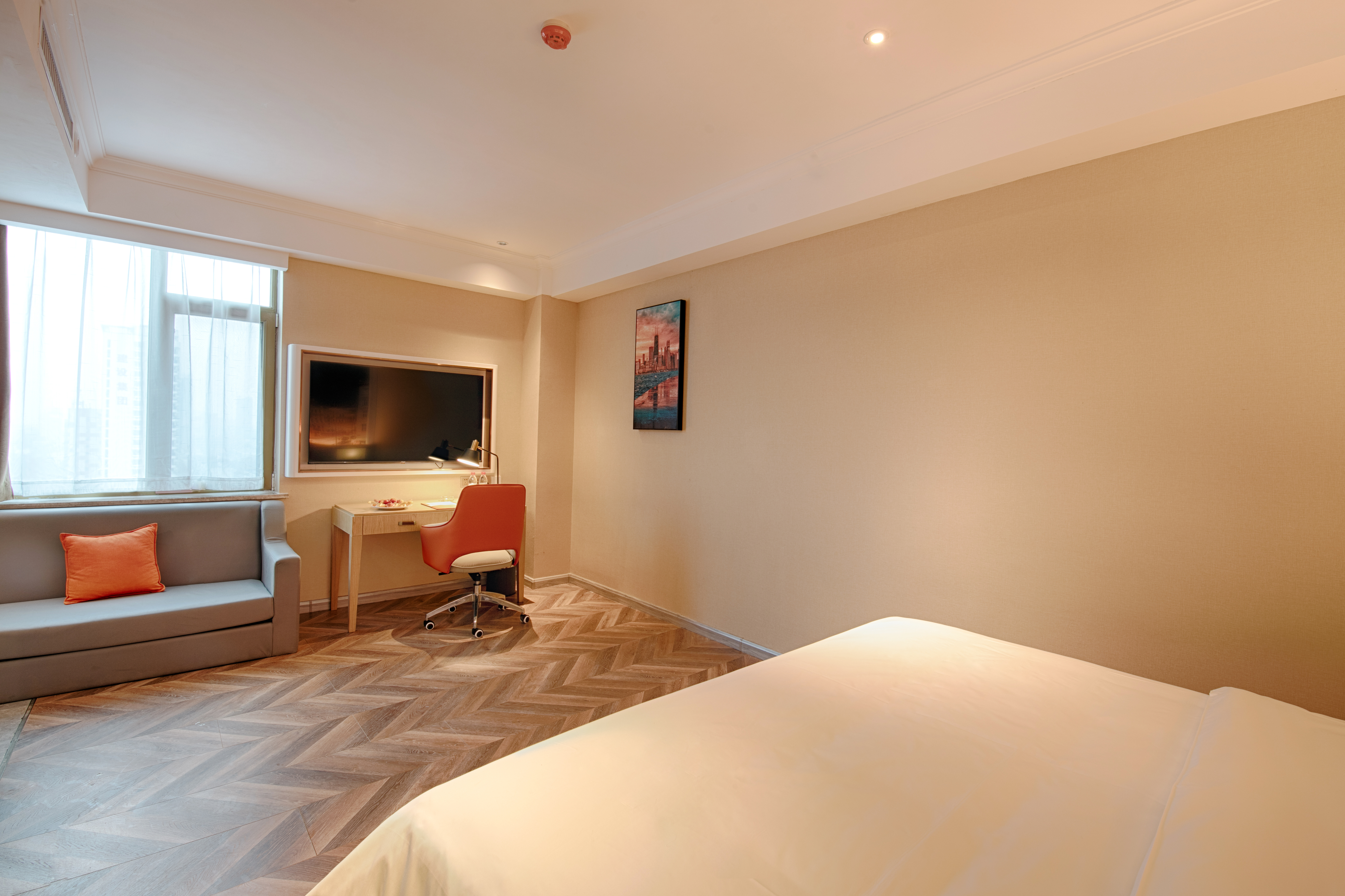 高级大床房【手机投屏+深睡床品】