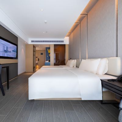 高級雙床房（深睡體驗+祼棉床品+投屏電視） 中山小欖亞朵飯店優惠