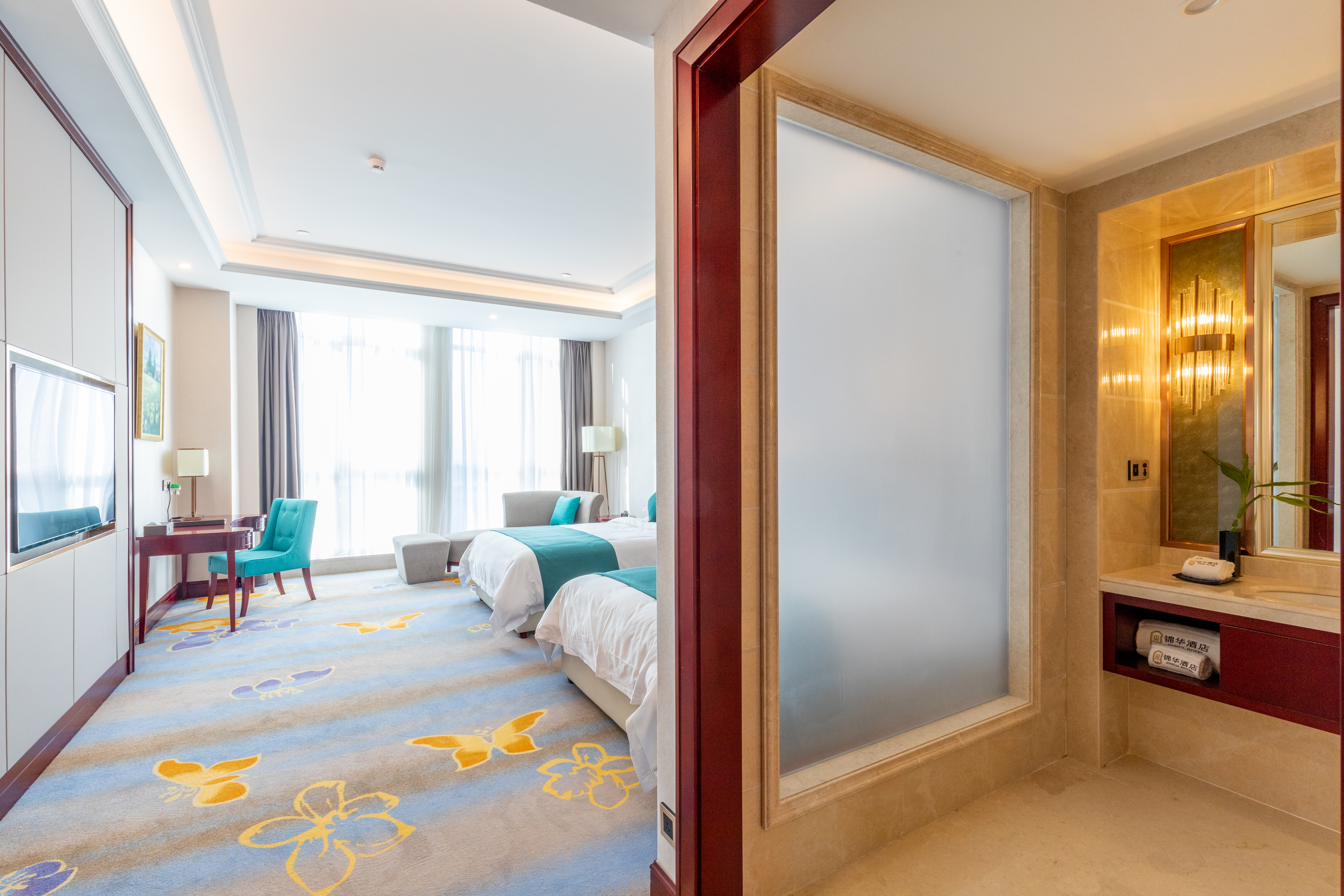 行政双床房（乾湿分离+舒适沙发）