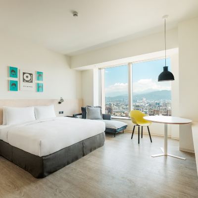 河景中房-大床 台北松山意舍飯店優惠