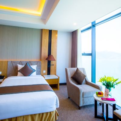 帶海景的豪華雙床房 峴港莫榮安豪華飯店優惠